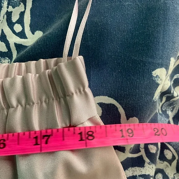 Odeliah Nude Blush Pink Trench Coat Metal Buttons W Matching Zip Skirt Plus 24W - Picture 9 of 12